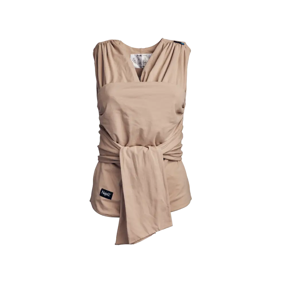 Najell Wrap bæresele i beige, størrelse L/XL