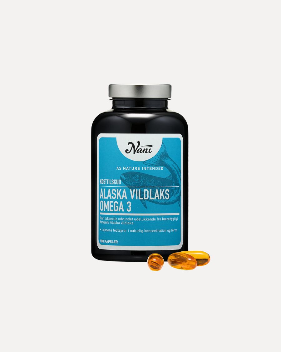 Nani fiskeolie af vildlaks fra Alaska med omega 3