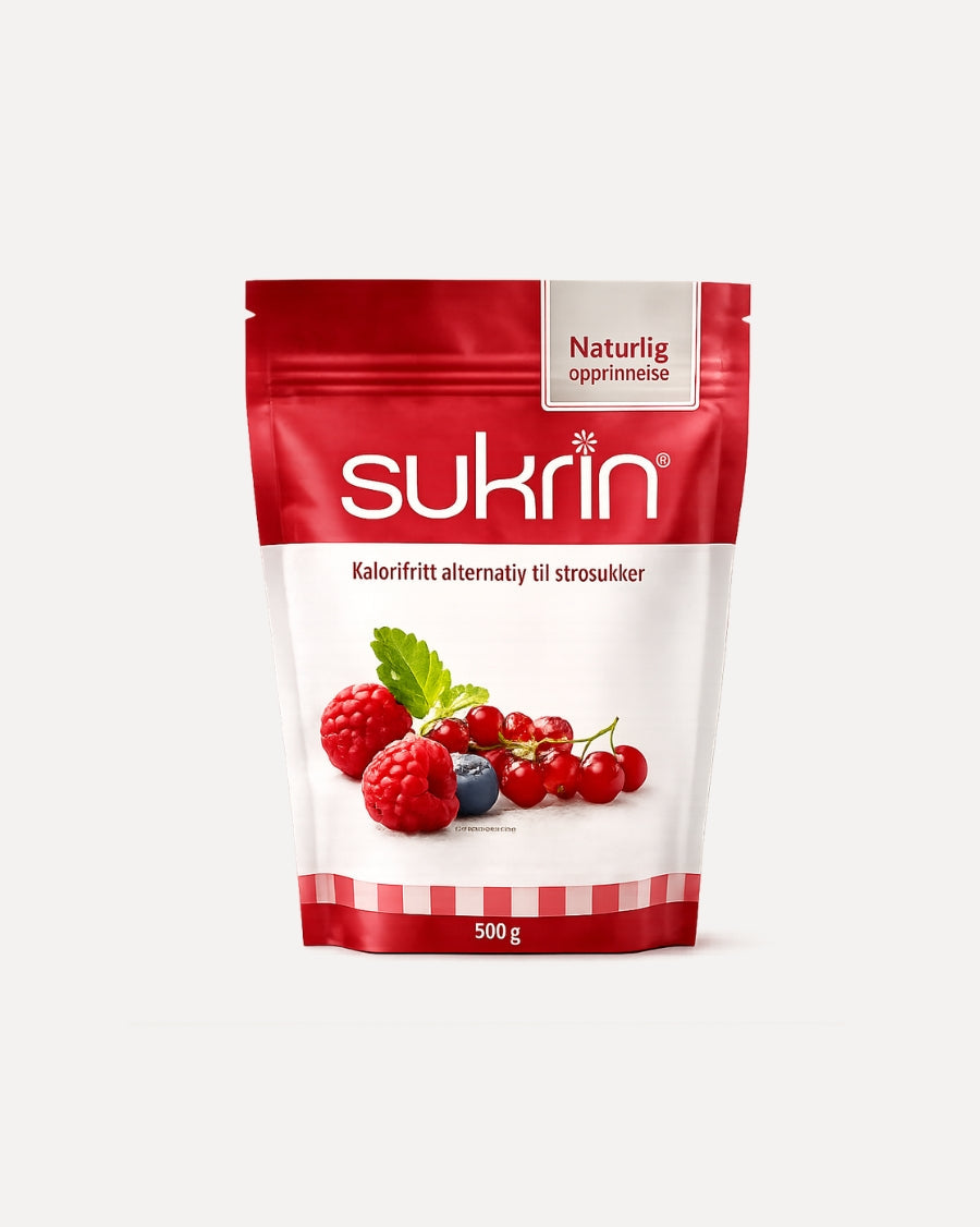 Pakke med Sukrin Original sødemiddel af erythritol, 500 g