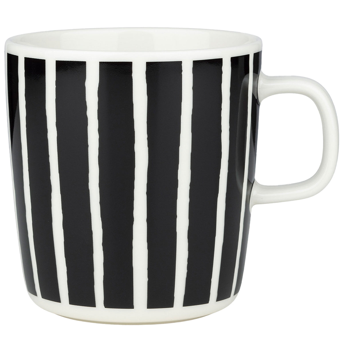 Marimekko Piccolo krus på 4 dl med grafisk mønster i sort og hvid