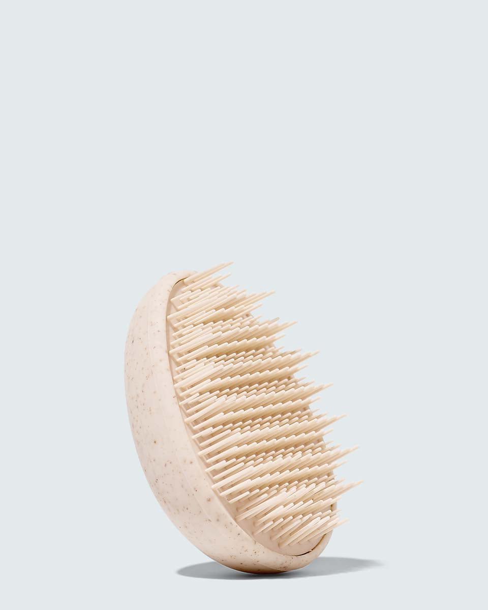 Hairlust Wet Hair Detangler Brush i hvid, ergonomisk hårbørste