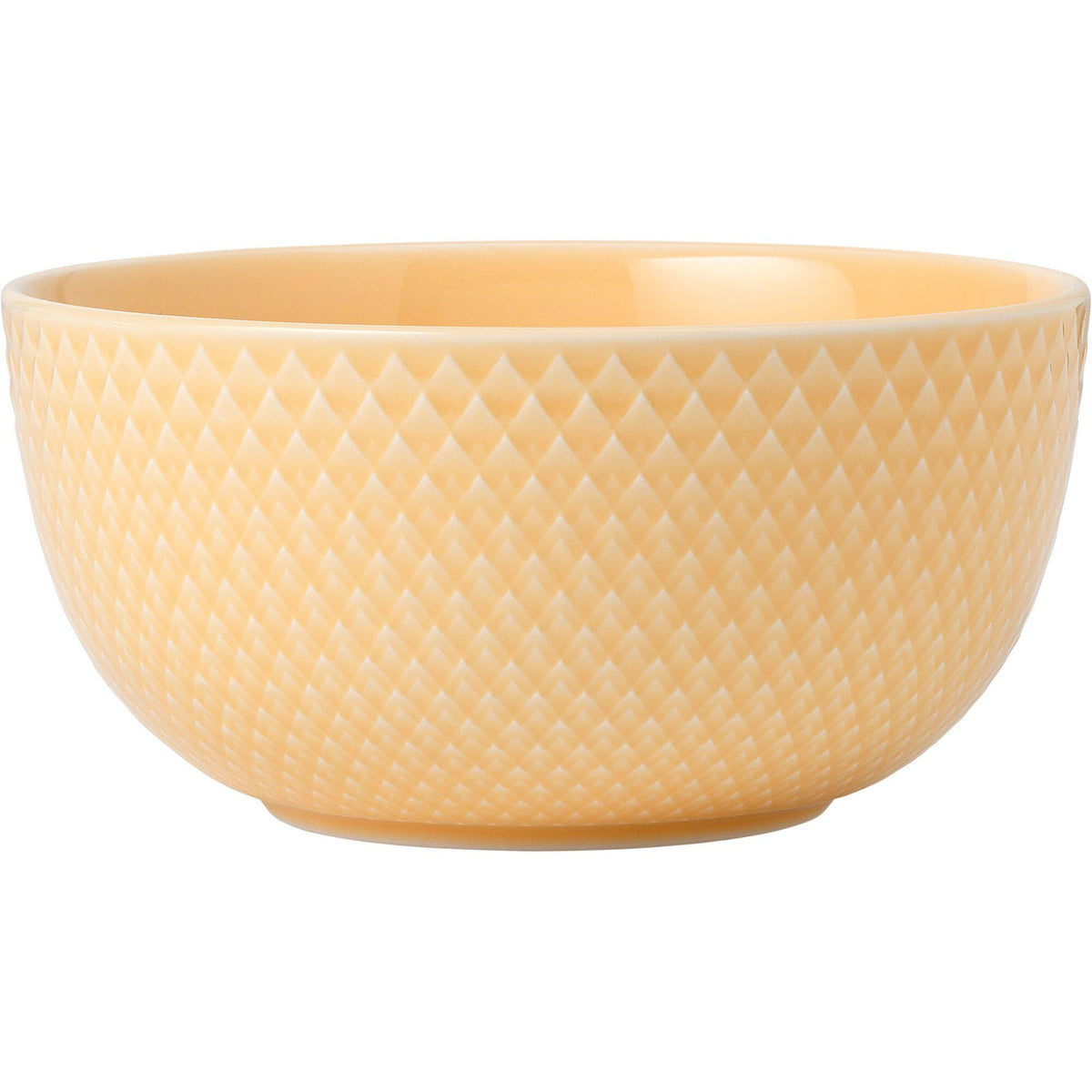 Lyngby Porcelæn Rhombe Color skål, 13 cm, i farven sand
