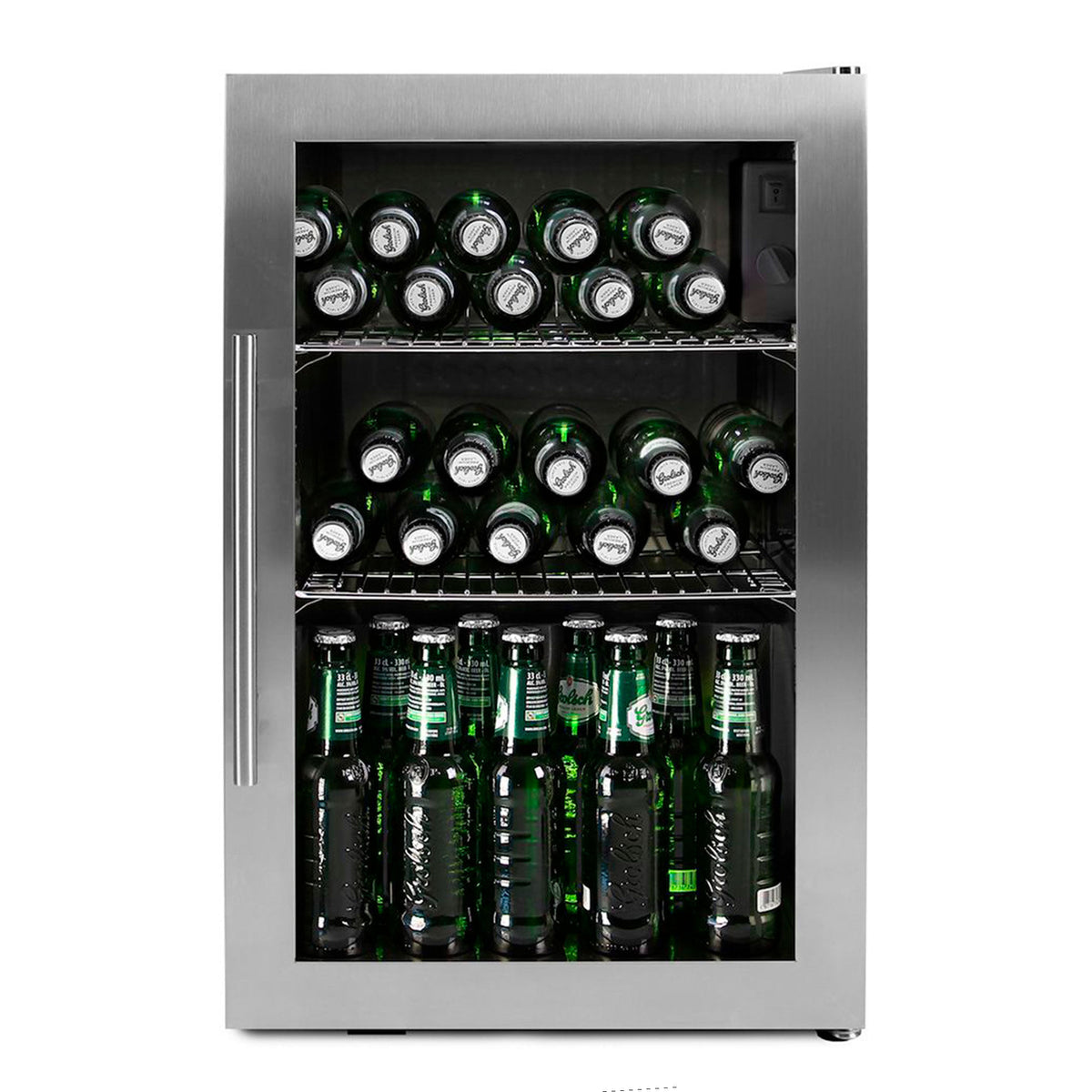 Cavin Outdoor Collection ølkøleskab i rustfrit stål, 63 liter