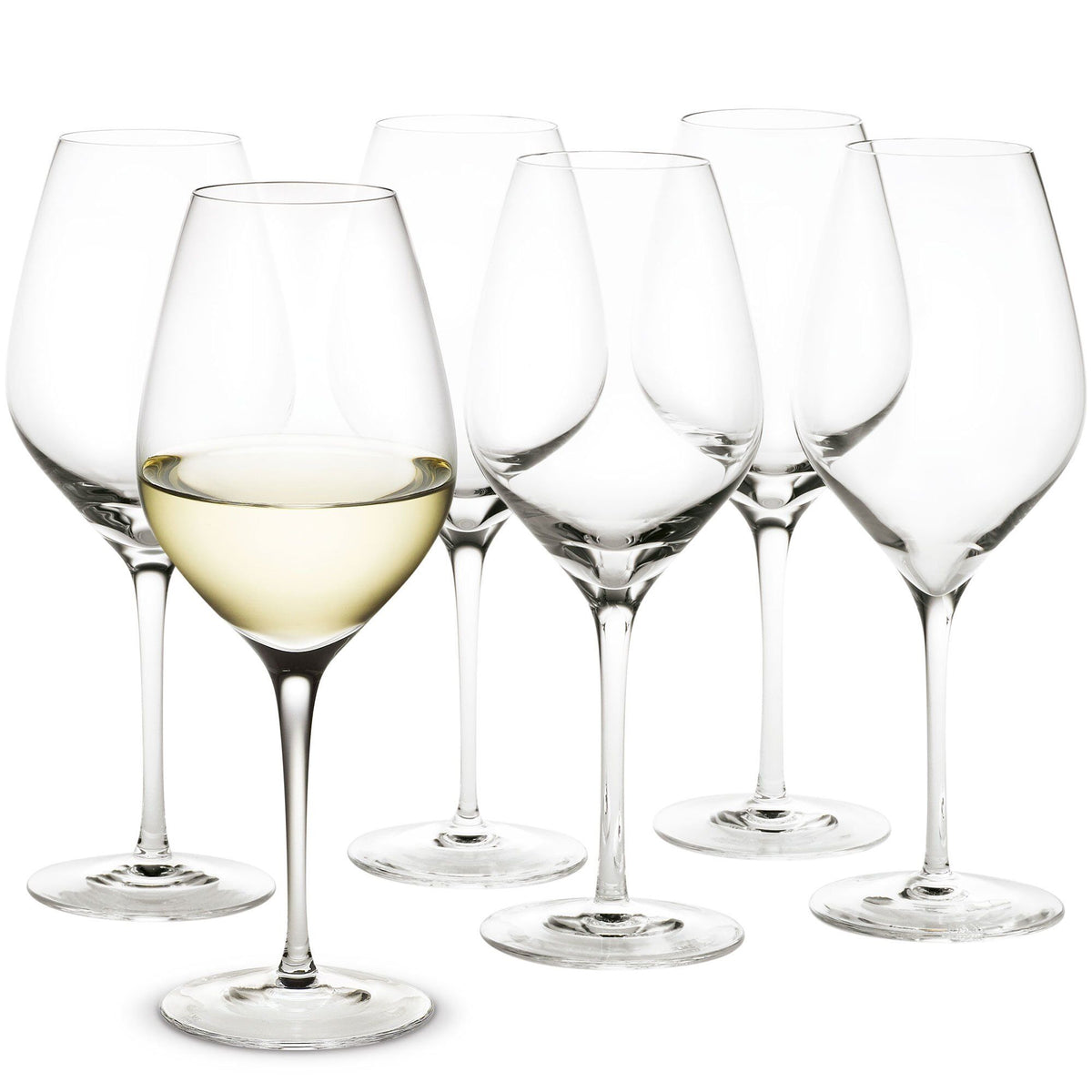 Holmegaard Cabernet hvidvinsglas på 36 cl, sæt med seks glas