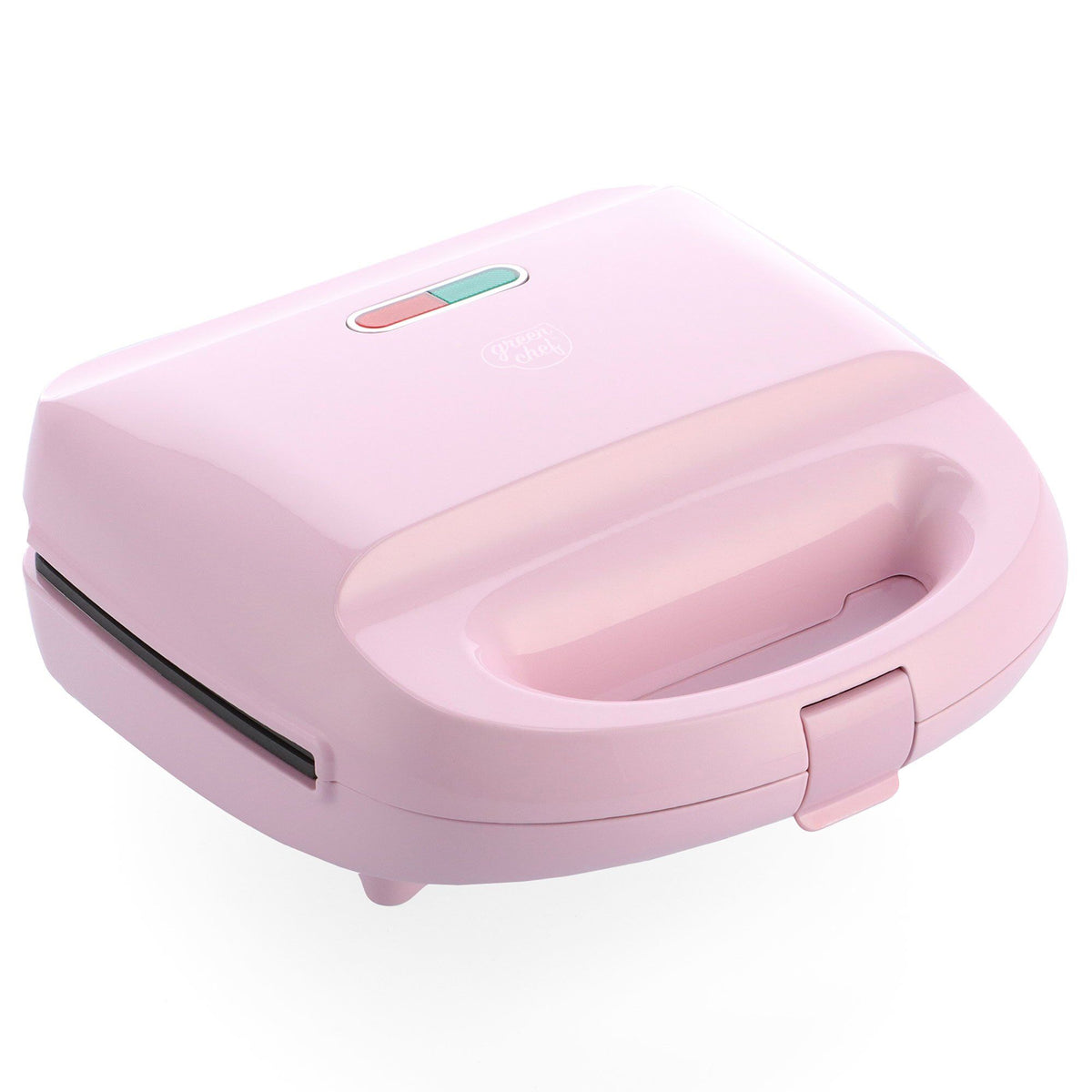 Pink Greenchef 3-i-1 sandwichgrill og vaffeljern med udskiftelige plader