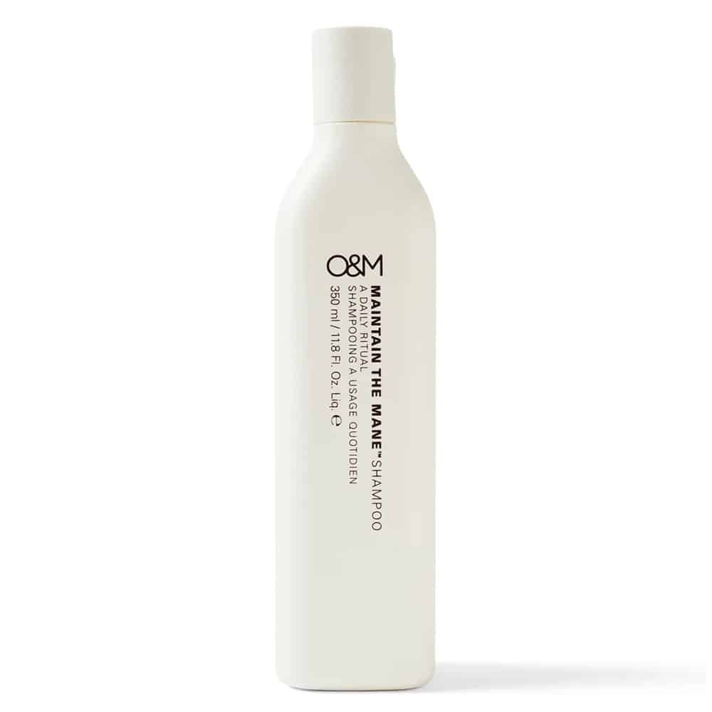 O&M Maintain The Mane shampoo i 350 ml flaske