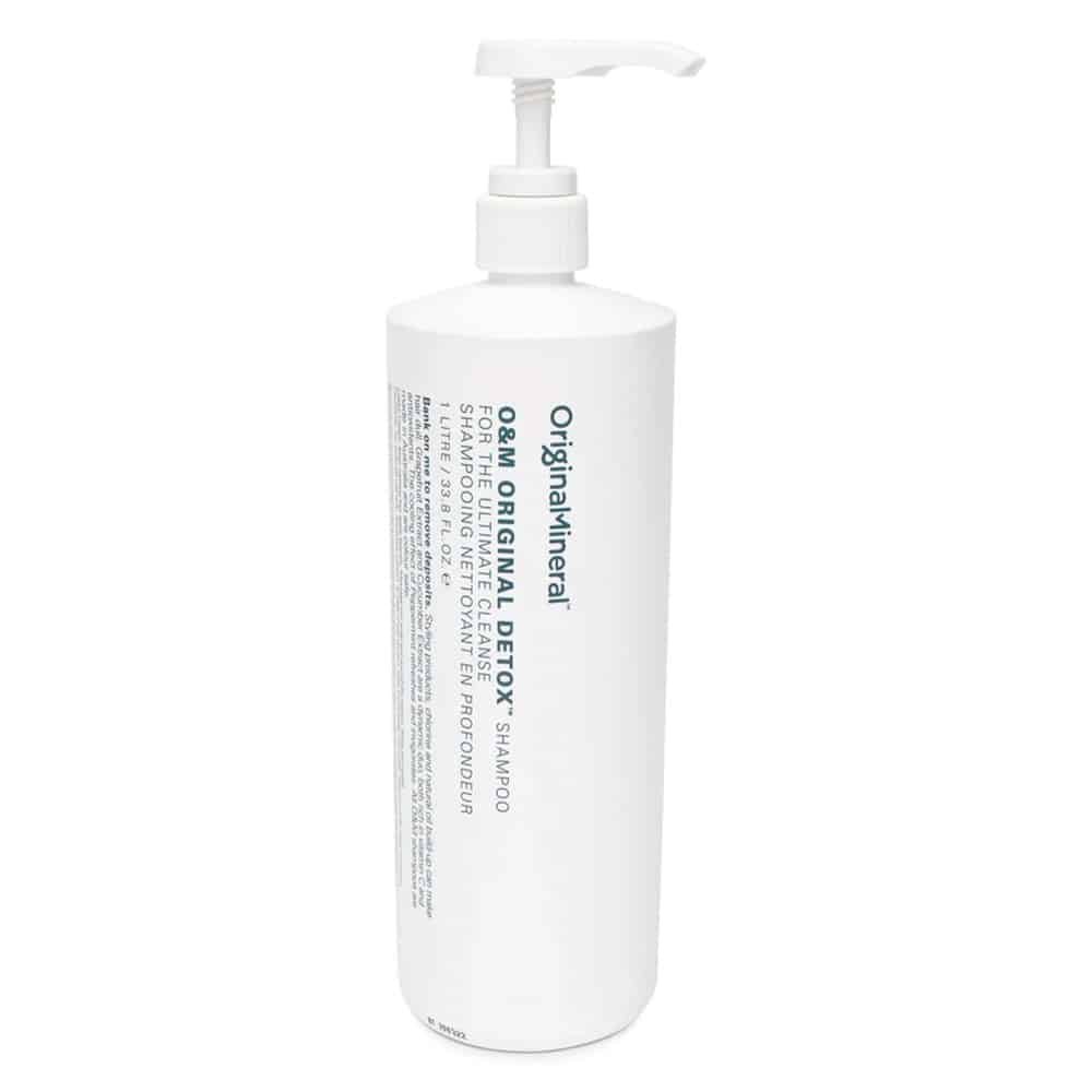 O&M Original Detox Shampoo i stor 1000 ml salonflaske