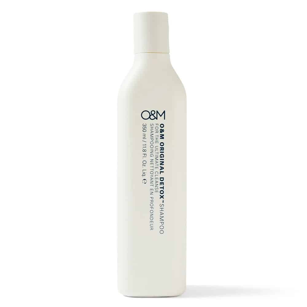 Flaske O&M Original Detox Shampoo, 350 ml dybderensende shampoo til hår og hovedbund