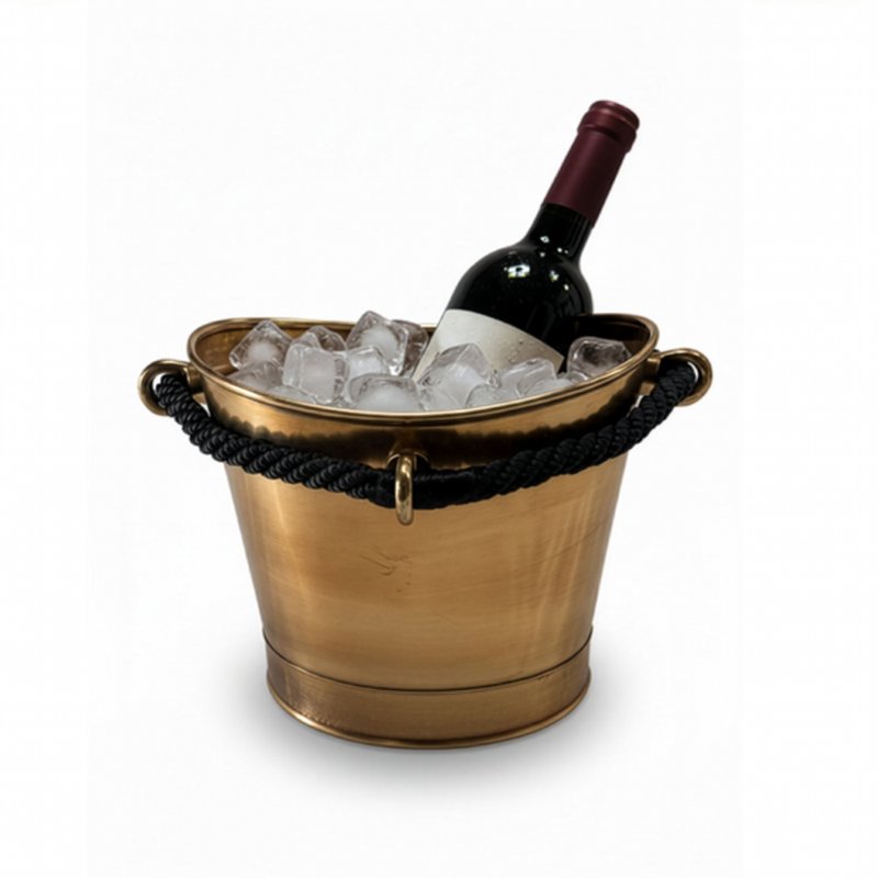 Rivage Premium vinkøler i antik finish med dekorative rebhåndtag