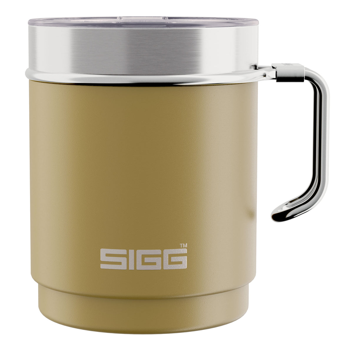 SIGG Travel Mug rejsekrus på 0,3 liter i jordfarven caramel sand