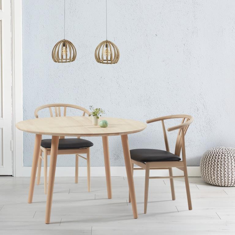 Se DT 100 - Rundt spisebord med 2 tillægsplader i massiv bøg med størrelse ø 100 cm Ubehandlet ❤ Kæmpe udvalg i 3-nordic - Køb online på udsalg og tilbud lige nu ❤ Lav fragtpris og hurtig levering - Varenummer: 3-nordic-2197-3885 og barcode / Ean: på lager - Udsalg på Spisestue - Spiseborde - Nordiske designs - enkelt, tidløst og elegant Spar helt op til 73% - Stort udsalg på over 739 brands