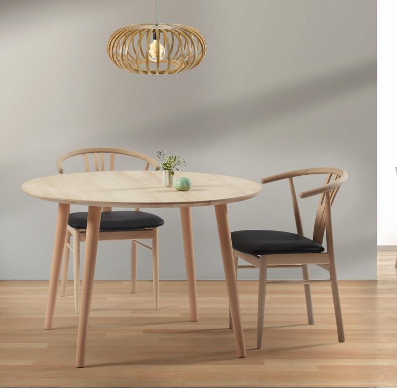 Se DT 100 - Rundt spisebord med 2 tillægsplader i massiv bøg med størrelse ø 110 cm Ubehandlet ❤ Kæmpe udvalg i 3-nordic - Køb online på udsalg og tilbud lige nu ❤ Lav fragtpris og hurtig levering - Varenummer: 3-nordic-3551-5536 og barcode / Ean: på lager - Udsalg på Spisestue - Spiseborde - Nordiske designs - enkelt, tidløst og elegant Få op til 63% i rabat - Find over 1.798 brands på udsalg