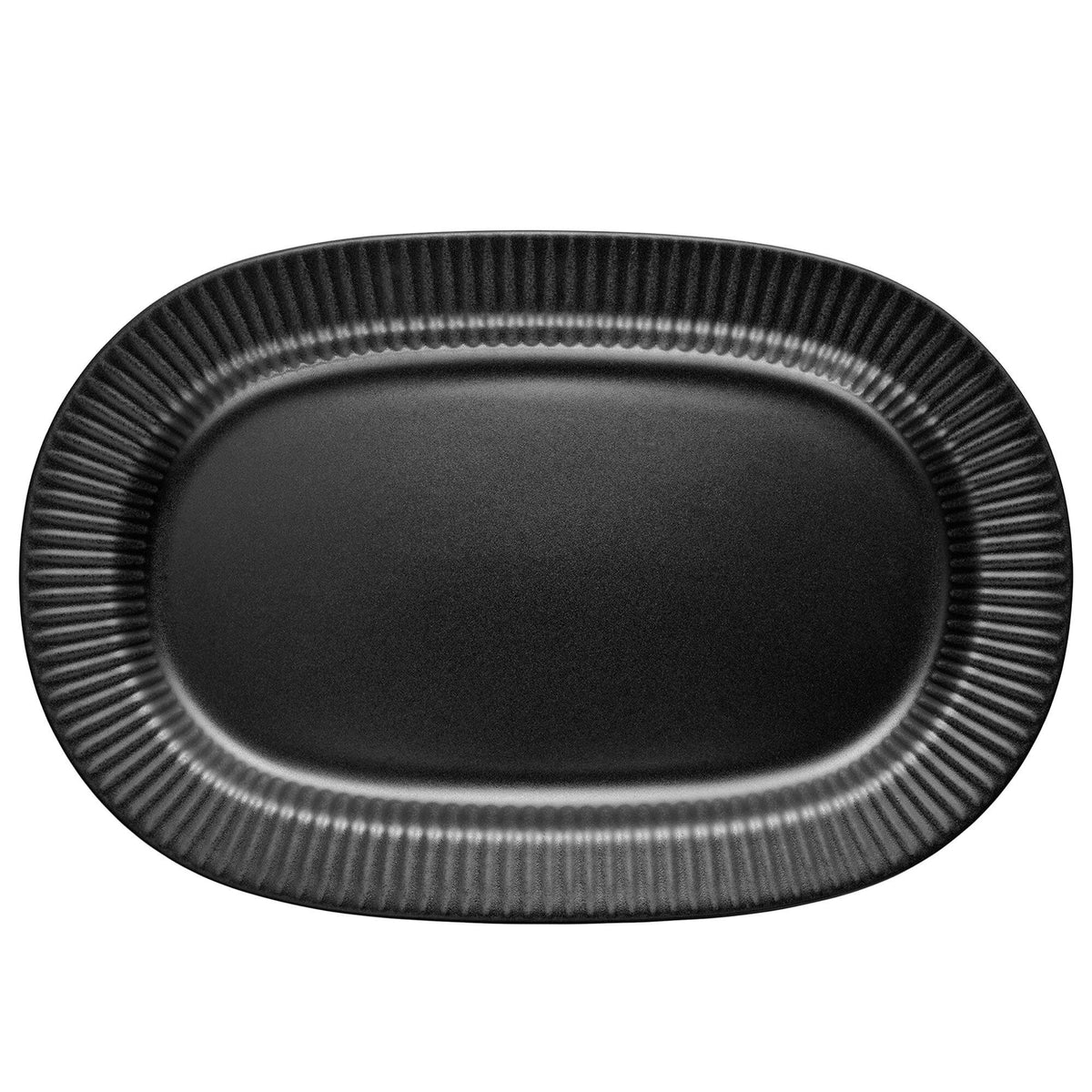 Ovalt Eva Trio Legio Nova Black serveringsfad på 37 x 25 cm