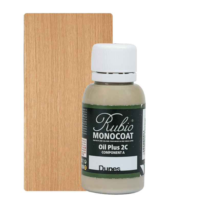 Rubio Monocoat Oil Plus 2C træolie i farven Dunes, 20 ml