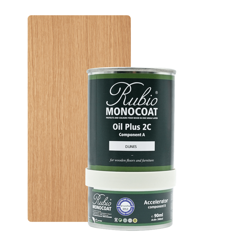 Rubio Monocoat Oil Plus 2C træolie i farven Dunes, 390 ml