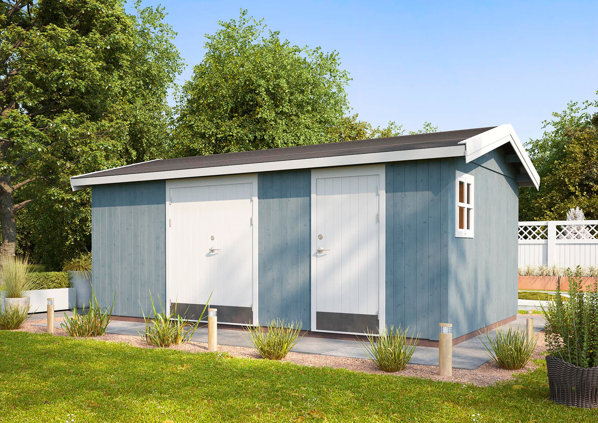Redskabsskur Olaf 3 på 16,9 m² til haven