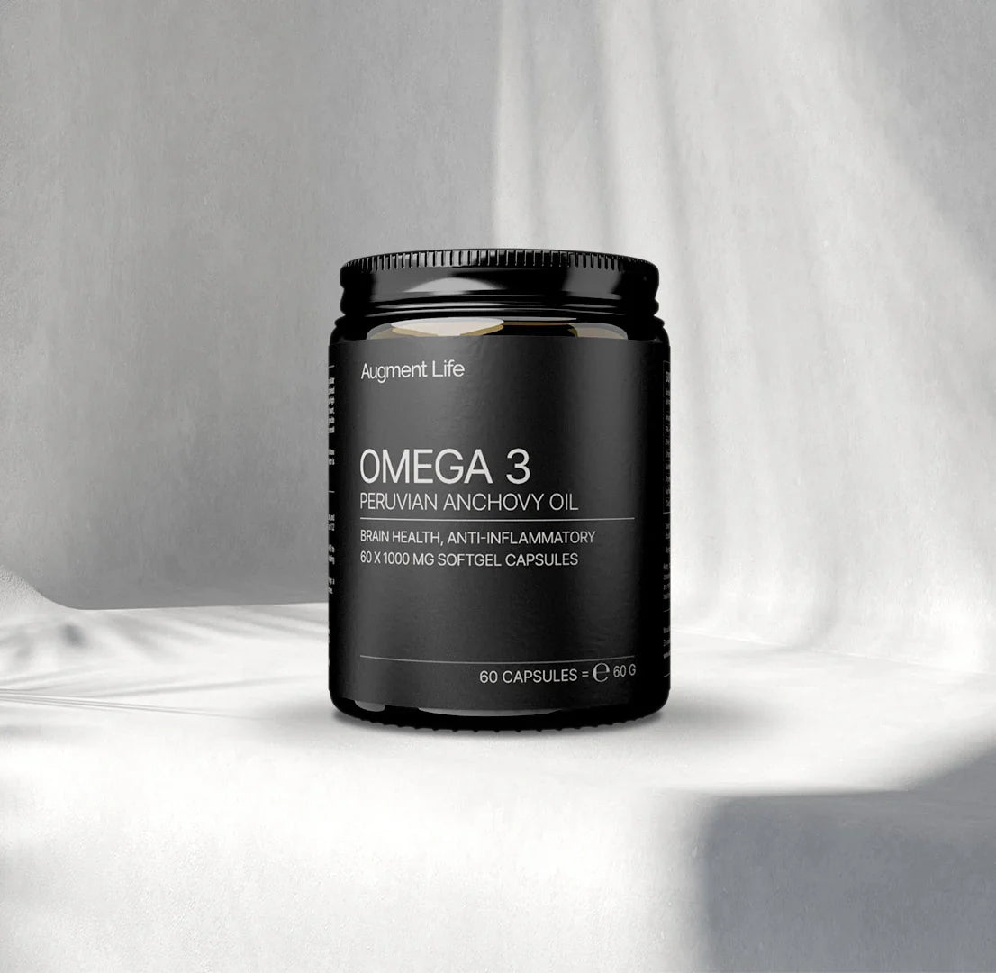 Augment Life DK Omega-3 fiskeolie med EPA og DHA fra sardiner, 120 kapsler