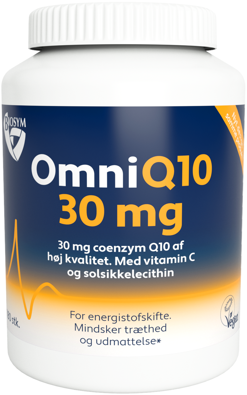 Biosym OmniVita Q10 kapsler i pakning med 160 stk.