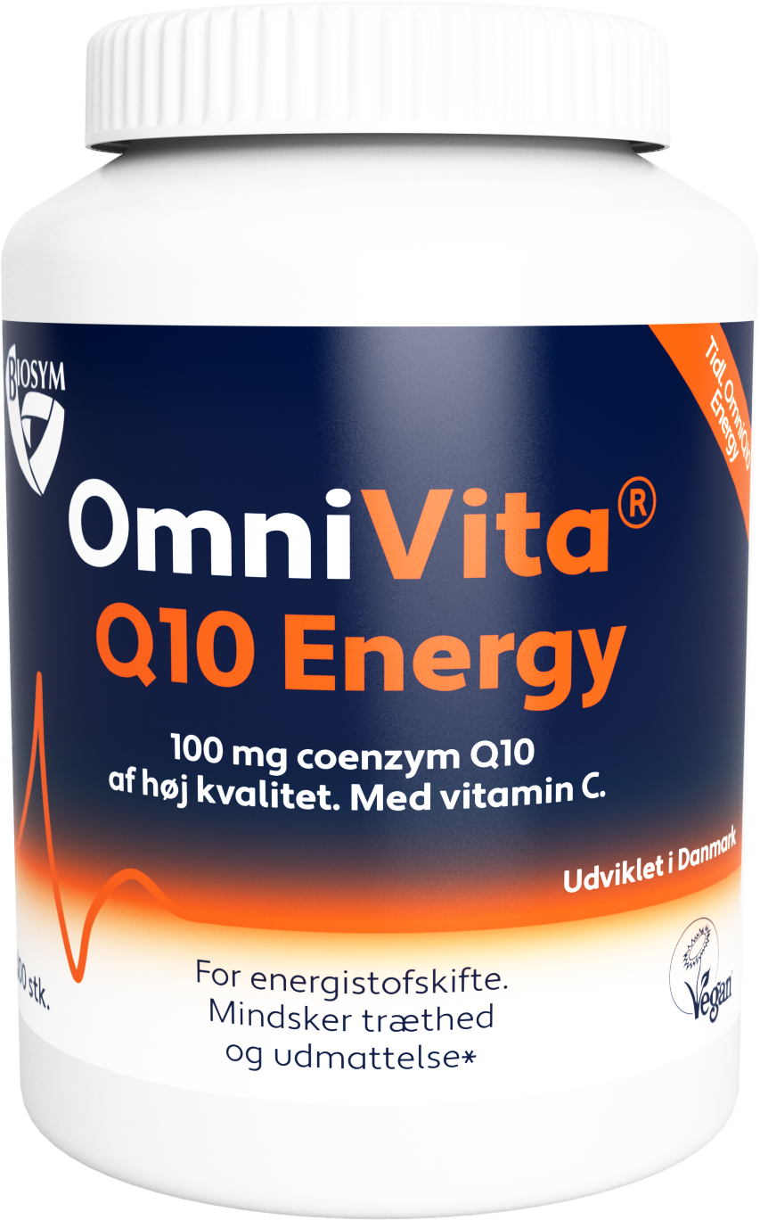 Biosym OmniVita Q10 Energy, pakning med 100 kapsler