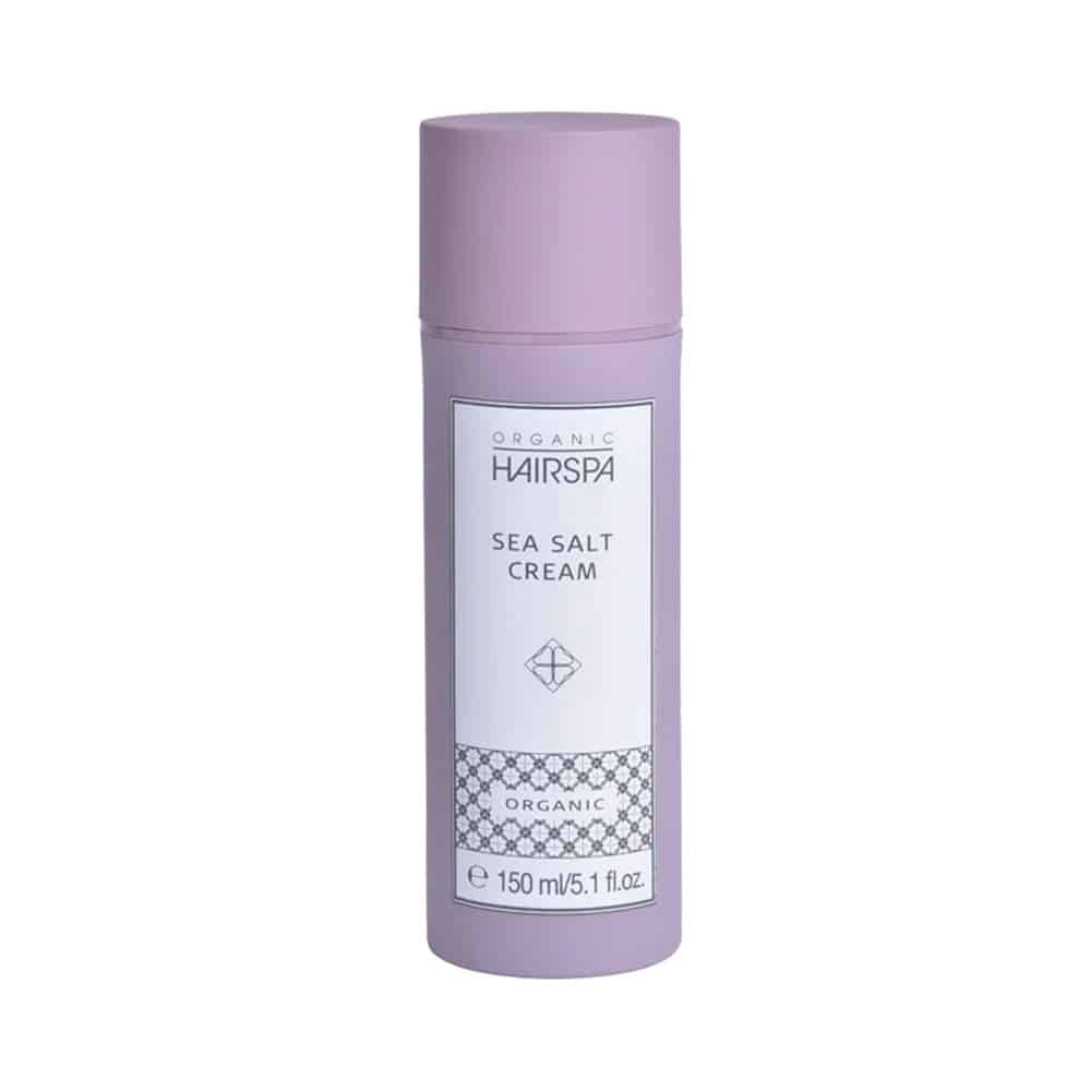Tube med Organic Hairspa Sea Salt Cream til strandhår, 150 ml