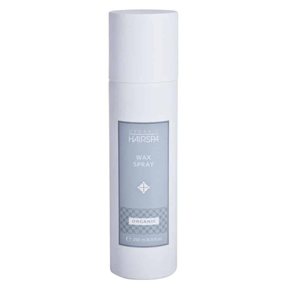 Flaske med Organic Hairspa Wax Spray, voks-spray til hår, 250 ml