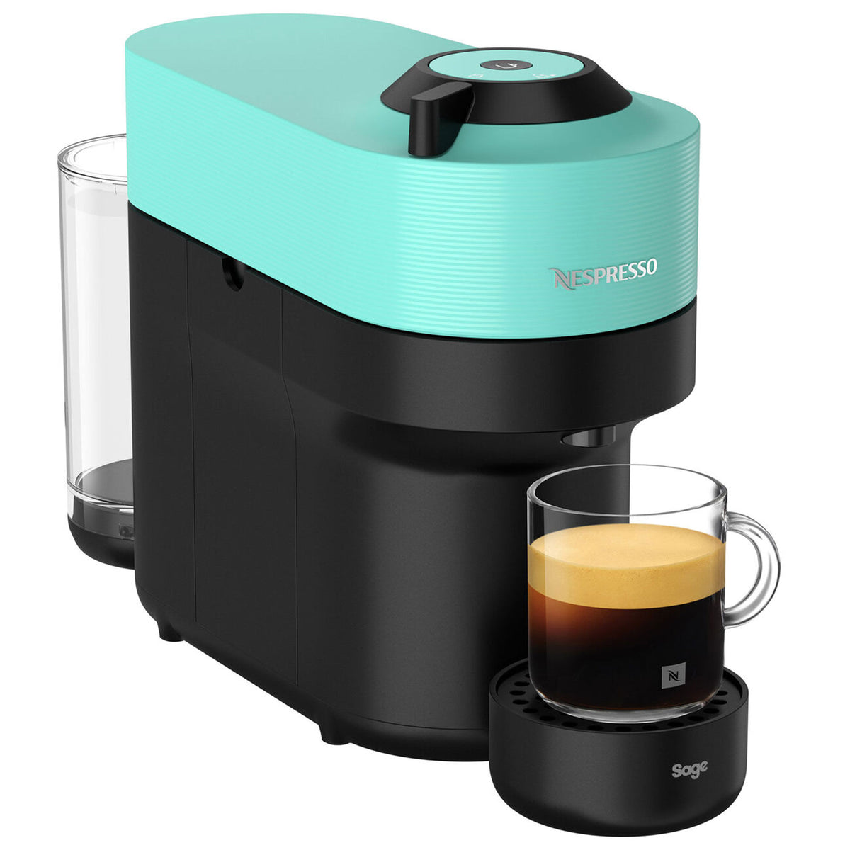 Nespresso by Sage Vertuo Pop kapselmaskine i mintgrøn finish
