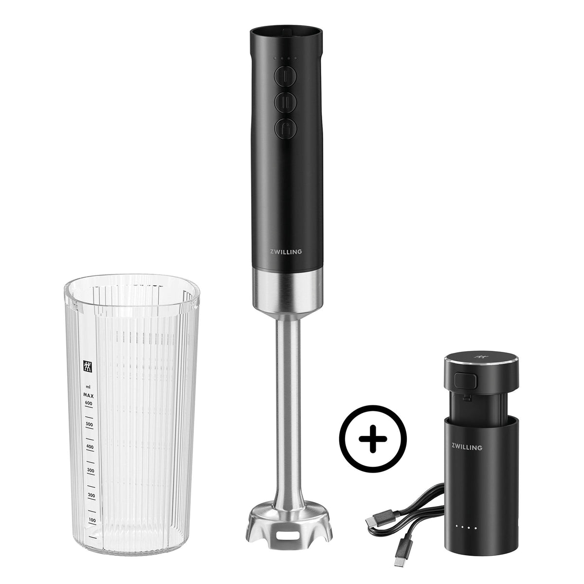 Zwilling XTEND trådløs stavblender i startpakke med batteri
