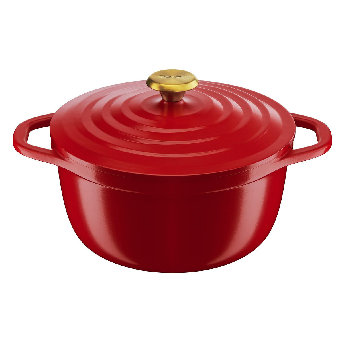 Rød Tefal Air gryde på 4,7 liter og 24 cm i diameter