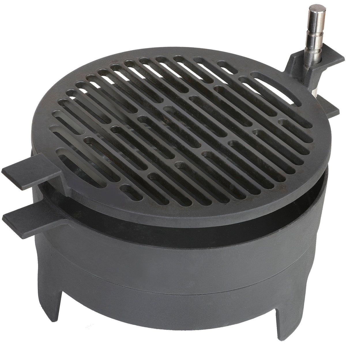 Sort Morsø bordgrill i støbejern med stilsikkert design