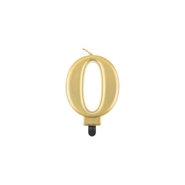 Se Fødselsdagslys Tal 0 Metallisk Guld 8.0 Cm ❤ Kæmpe udvalg i Godan ❤ Hurtig levering: 1 - 2 Hverdage samt billig fragt - Varenummer: BAR-774177 og barcode / Ean: &