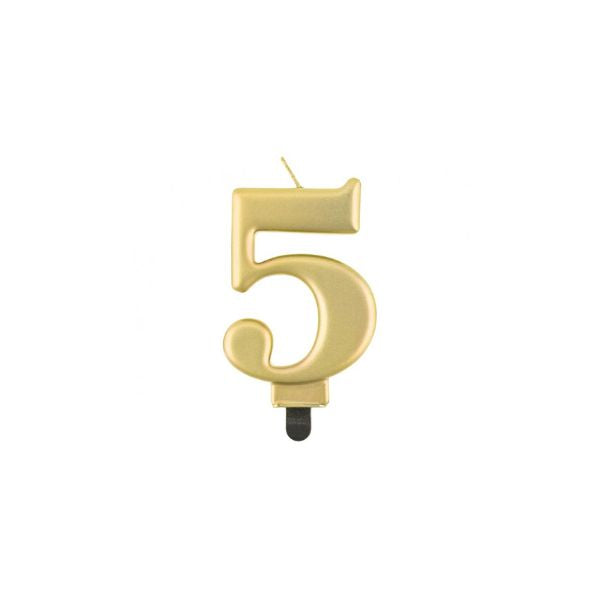 Se Fødselsdagslys B&C Tal 5 Metallisk Guld 8.0 Cm ✔ Kæmpe udvalg i Godan - Køb online på udsalg og tilbud lige nu ✔ Super billig fragt og lynhurtig levering - Varenummer: Barlife-774166 og 5902973124354 på lager - Udsalg på Fest - Tema Fest - Fødselsdag Op til 63% rabat - Over 1.329 mærker på online udsalg