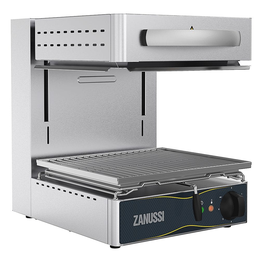 Zanussi salamander 400 mm til 230V med justerbar top og åbne sider