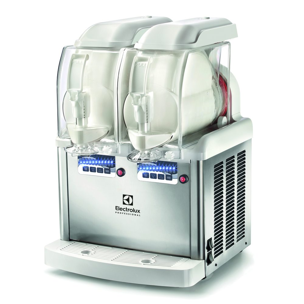 Zanussi GT multidispenser med to isolerede 5-liters beholdere til softice og slushice