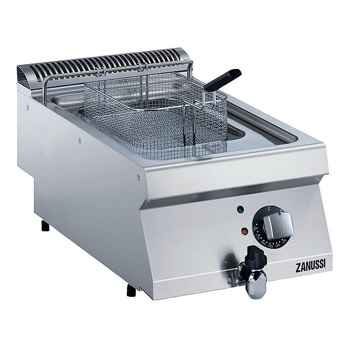 Zanussi Professional el-friture som bordmodel med ét oliekar på 7 liter
