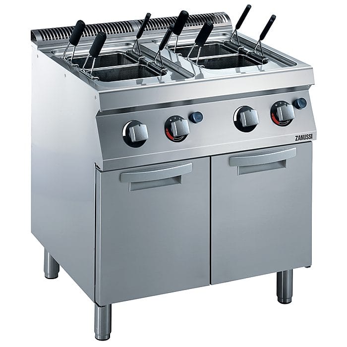 Gasopvarmet pastakoger med to kar à 24,5 liter fra Zanussi Professional 700 serie