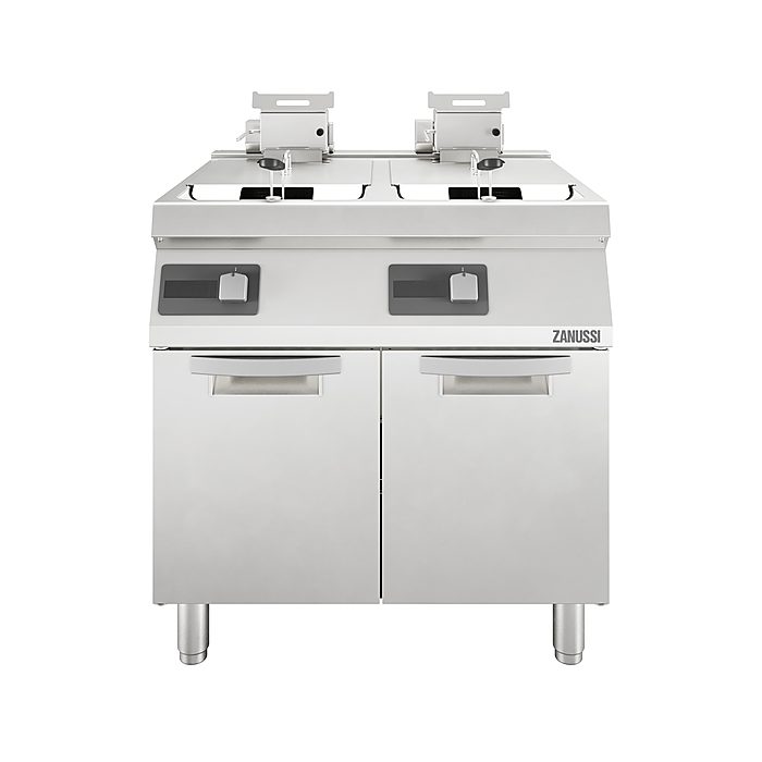 Zanussi Professional OptiOil el-friture med to store oliekar og indbygget filtrering