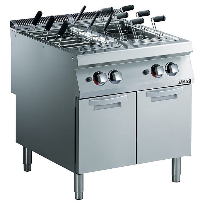 Gas pastakoger med to store kar som gulvmodel fra Zanussi Professional 900 serie