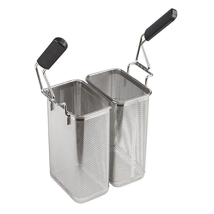 Pastakurve til højre og venstre i rustfrit stål, 105 x 160 x 240 mm, Zanussi Professional