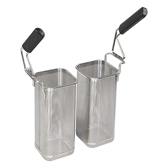 Pastakurve til højre og venstre i rustfrit stål, 105 x 105 x 240 mm, Zanussi Professional