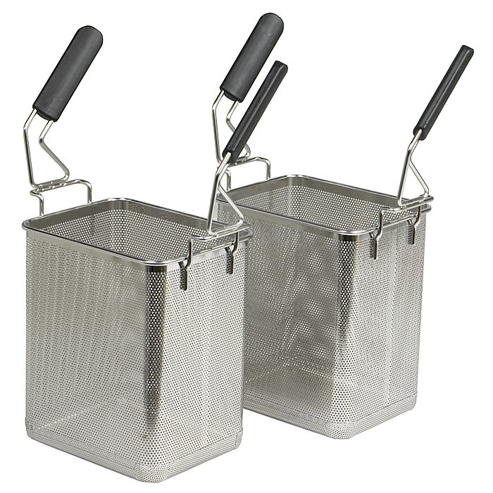 Pastakurve 2x1/2 i rustfrit stål, 220 x 170 x 240 mm, til Zanussi Professional 700 serie
