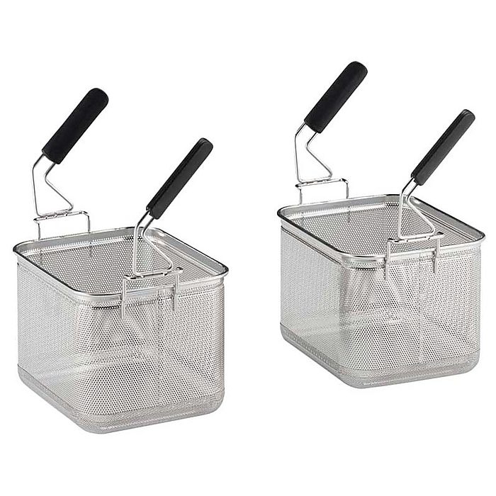 Pastakurve 2x1/2 GN i rustfrit stål til Zanussi Professional 40L