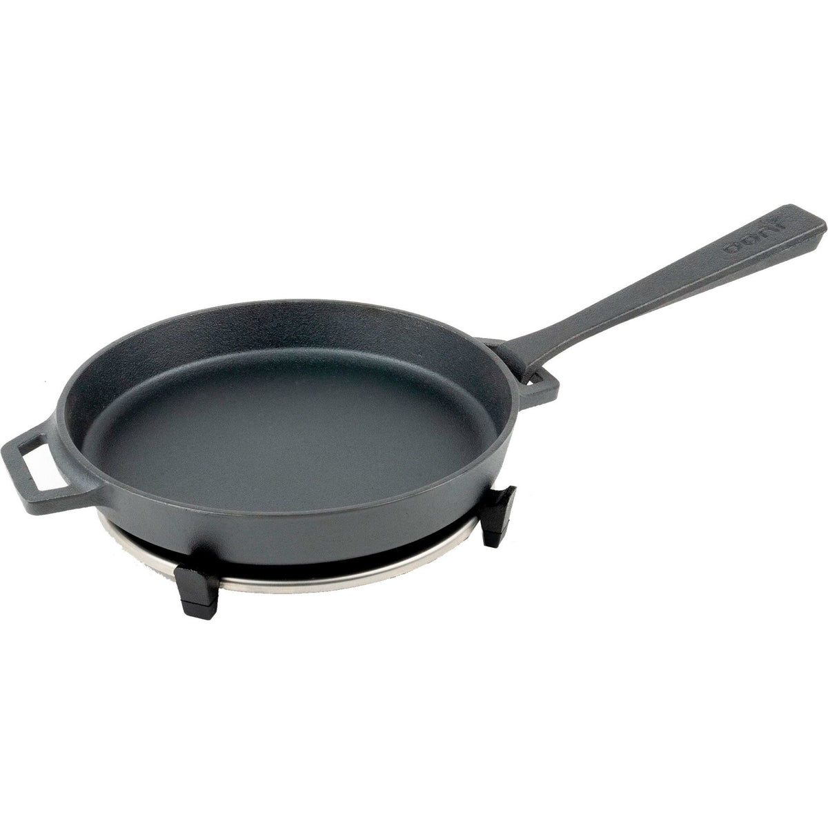 Ooni Skillet-pande i støbejern med aftageligt støbejernshåndtag