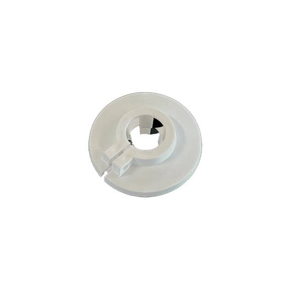 Grå plast roset til radiator, størrelse 22 mm