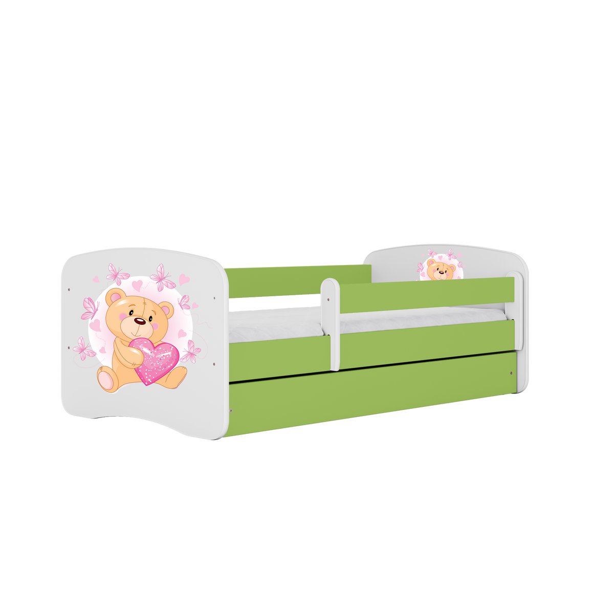 Se Babydreams juniorseng m bamse/sommerfugle, m. madras, sengehest, skuffe - hvid/grøn laminat (160x80) ❤ Kæmpe udvalg i Kocot Kids - Køb online på udsalg og tilbud lige nu ❤ Billig fragt • Hurtig levering - Varenummer: Boboonline-82627 og barcode / Ean: 5903271997367 på lager - Udsalg på Børn,Børnemøbler,Børnesenge,Juniorsenge,
Børnemøbler,
Børnesenge,
Børneværelset,
Black Friday senge, Op til 61% rabat - Find tilbud fra over 2.739 mærker