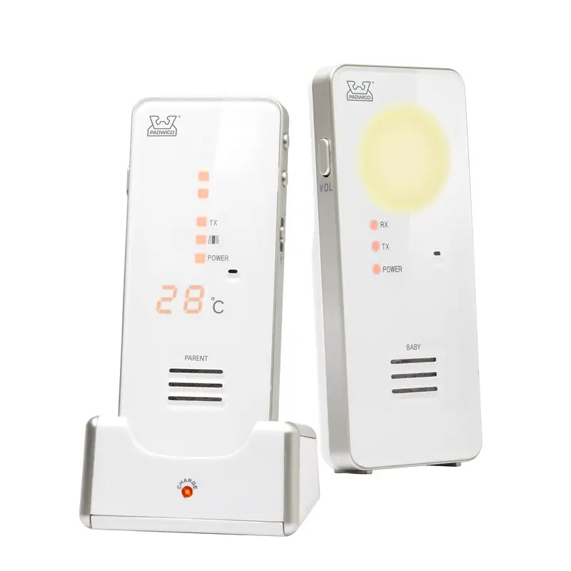 Hvid digital babyalarm Padwico 850