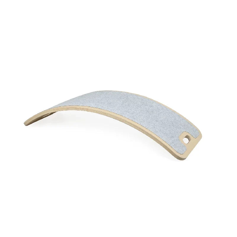 Curve Lab Perfect Arc balancebræt med filtbeskyttelse i light grey