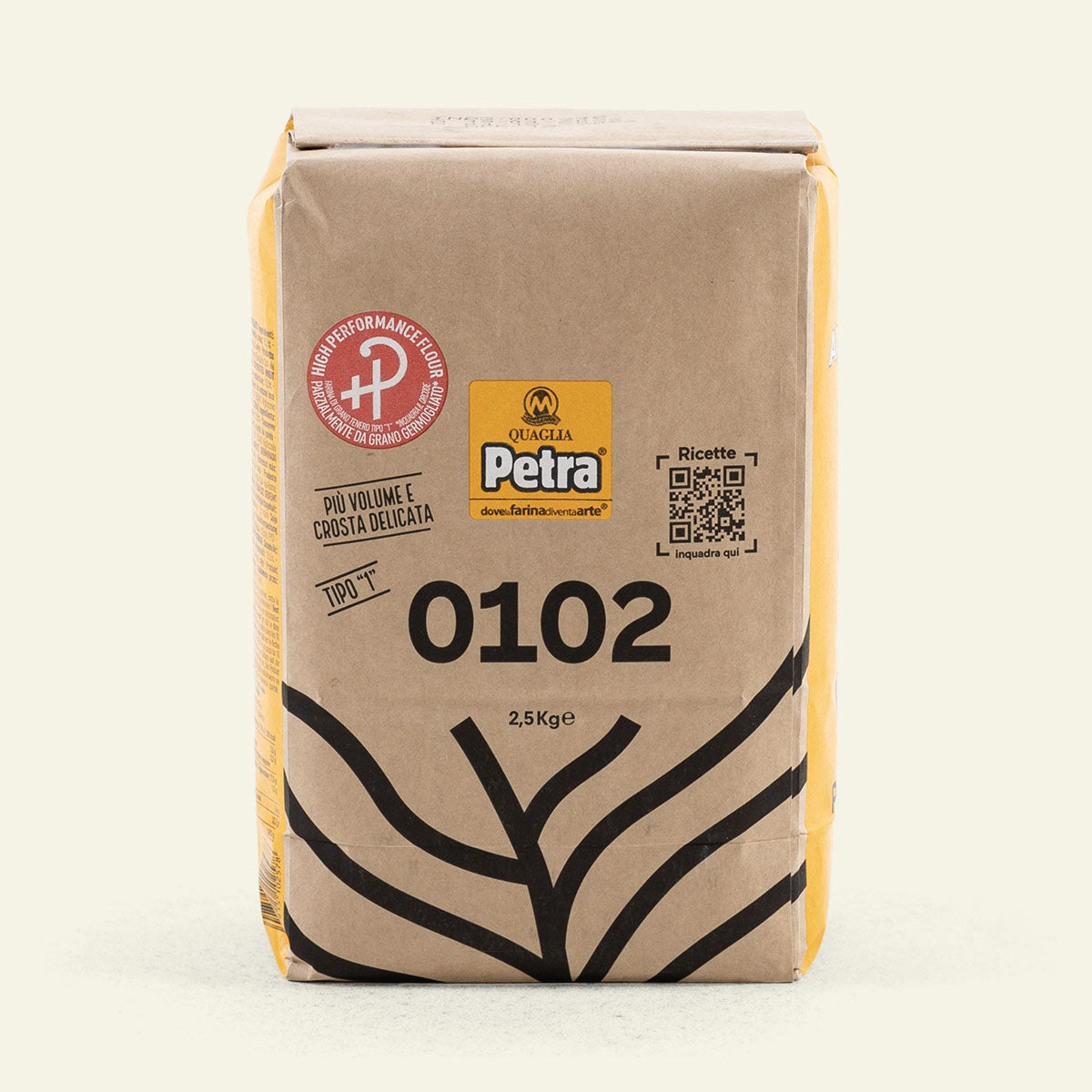 Pakke Molino Petra 0102 HP tipo 1 pizzamel af delvist spiret hvede