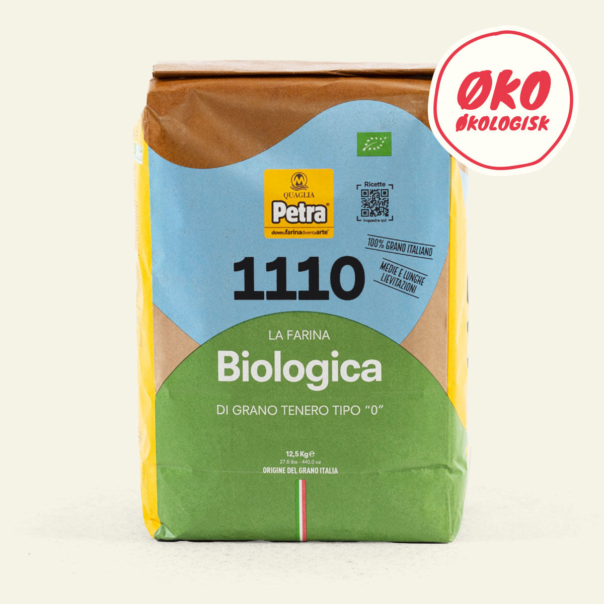 Molino Petra 1110 økologisk tipo 0-mel til pizzadej
