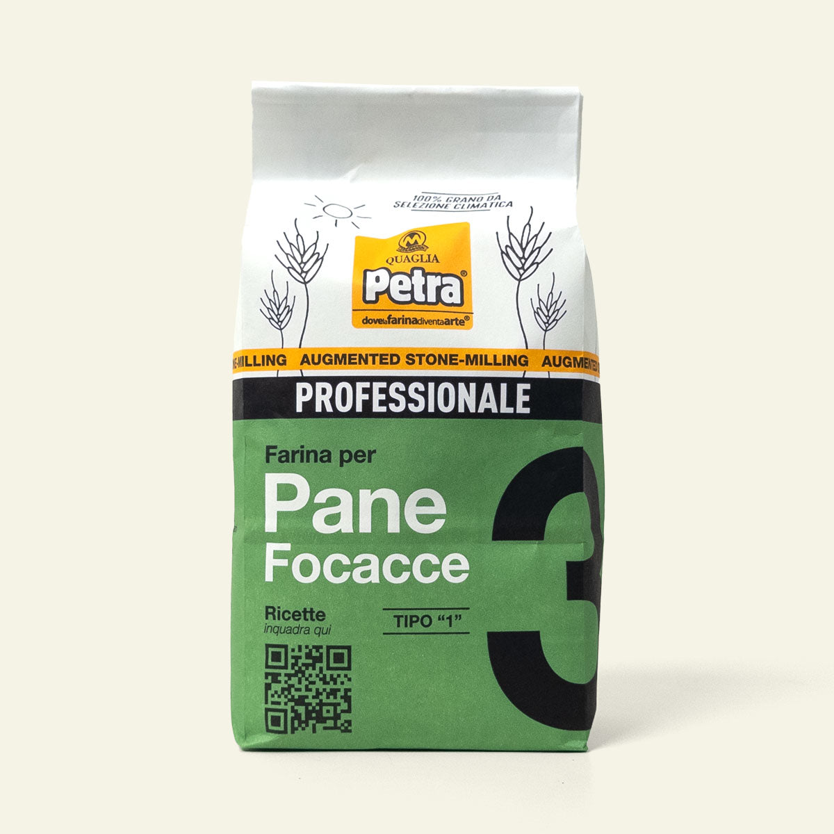 Pakke Molino Petra 3 tipo 1 stenmalet pizzamel af italiensk hvede