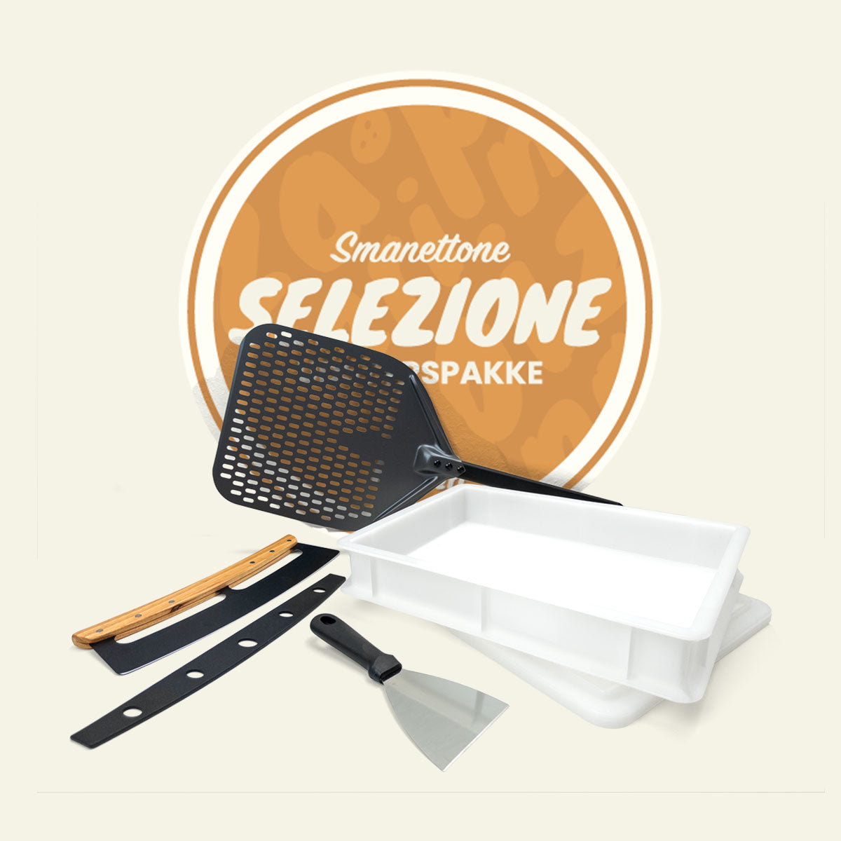 Smanettone Selezione udstyrspakke med pizzaudstyr